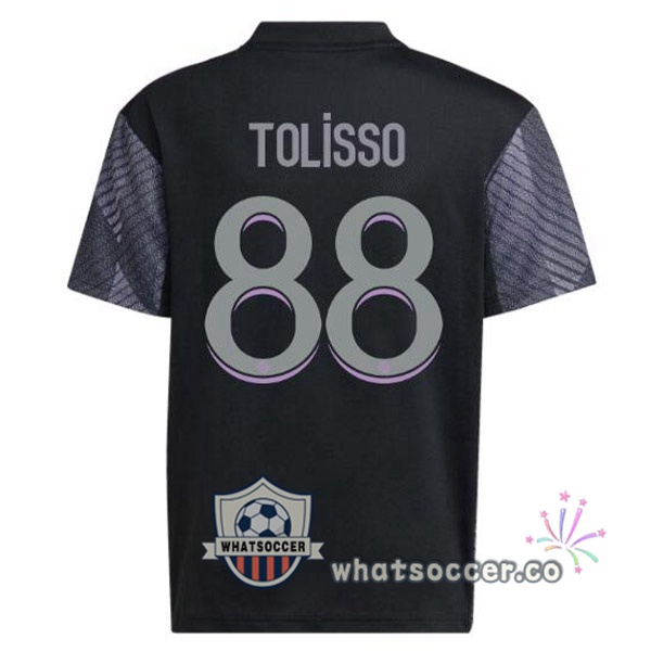 Olympique Lyonnais (TOLISSO 88) Third Soccer Jerseys Black 2022-2023