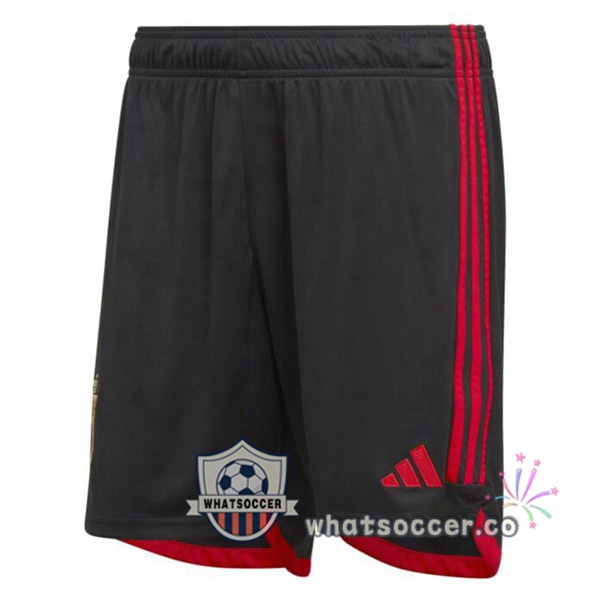 Belgium Home Soccer Shorts Black 2022-2023