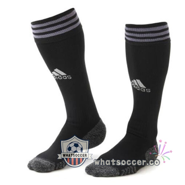 Olympique Lyonnais Soccer Socks Third Black 2022-2023