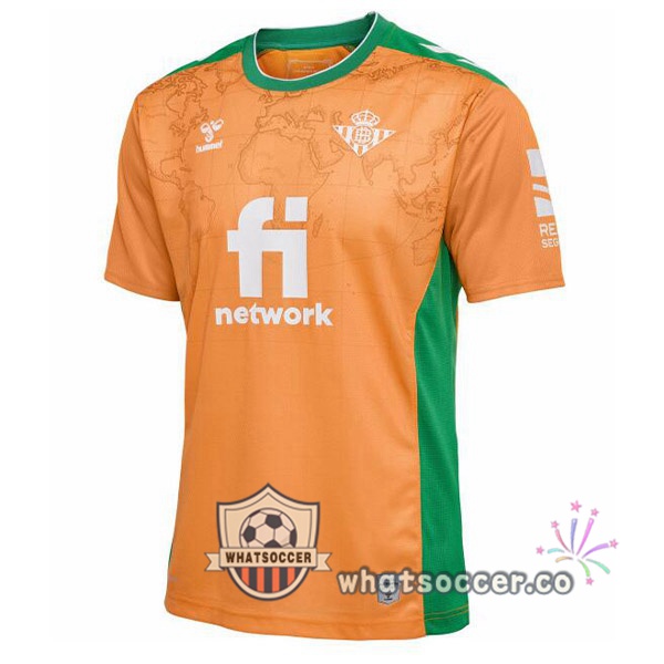 Real Betis Third Soccer Jerseys Orange 2022-2023