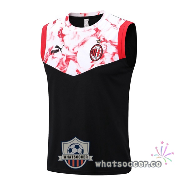 AC Milan Black White Soccer Vest 2022-2023