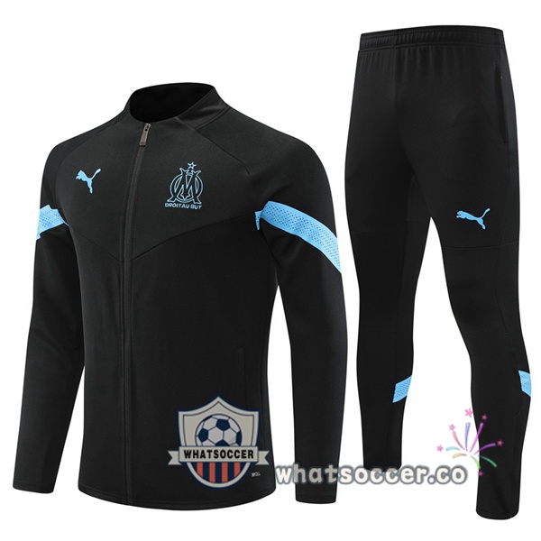 Olympique de Marseille Black Jacket 2022-2023