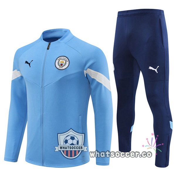 Manchester City Blue Jacket 2022-2023