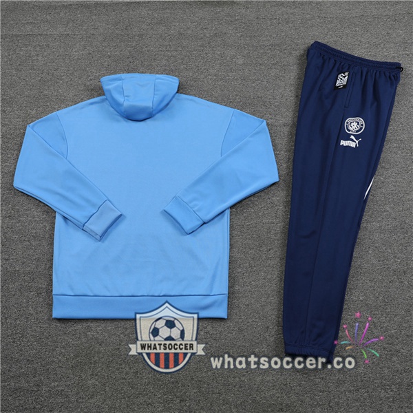 Manchester City Blue Hooded Jacket 2022-2023