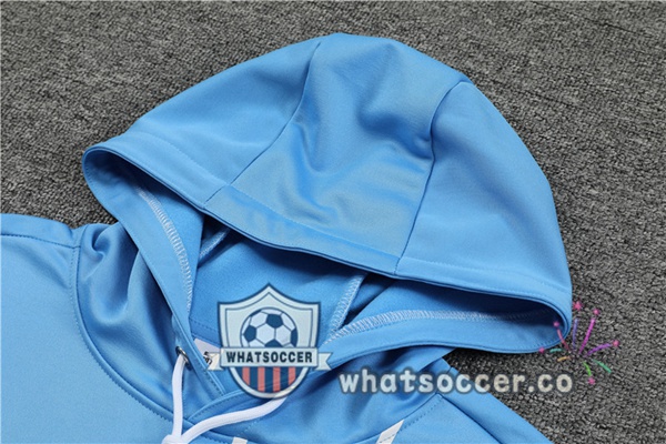Manchester City Blue Hooded Jacket 2022-2023
