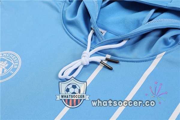 Manchester City Blue Hooded Jacket 2022-2023
