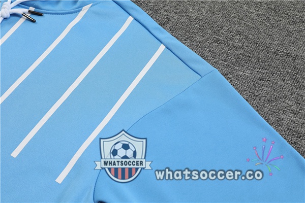 Manchester City Blue Hooded Jacket 2022-2023