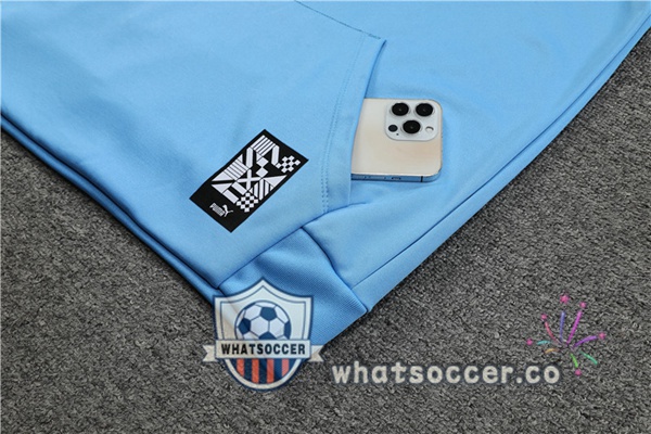 Manchester City Blue Hooded Jacket 2022-2023