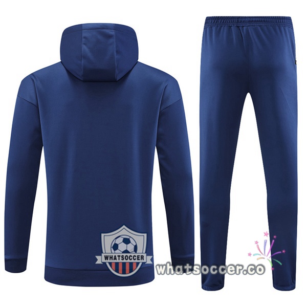 Manchester City Blue Royal Hooded Jacket 2022-2023