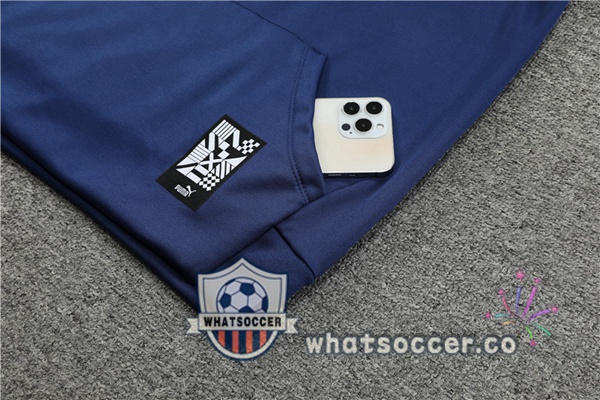 Manchester City Blue Royal Hooded Jacket 2022-2023