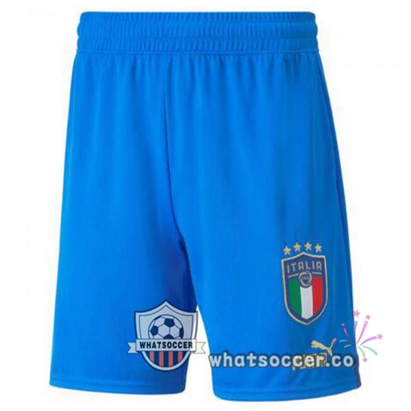 Italy Away Soccer Shorts Blue 2022-2023