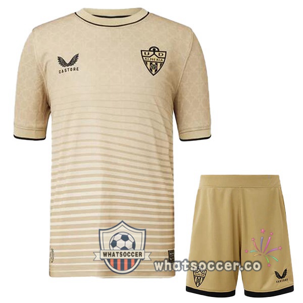 UD Almeria Kids Third Soccer Jerseys Marron 2022-2023