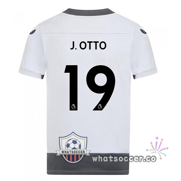 Wolves (J. OTTO 19) Third Soccer Jerseys White Gray 2022-2023