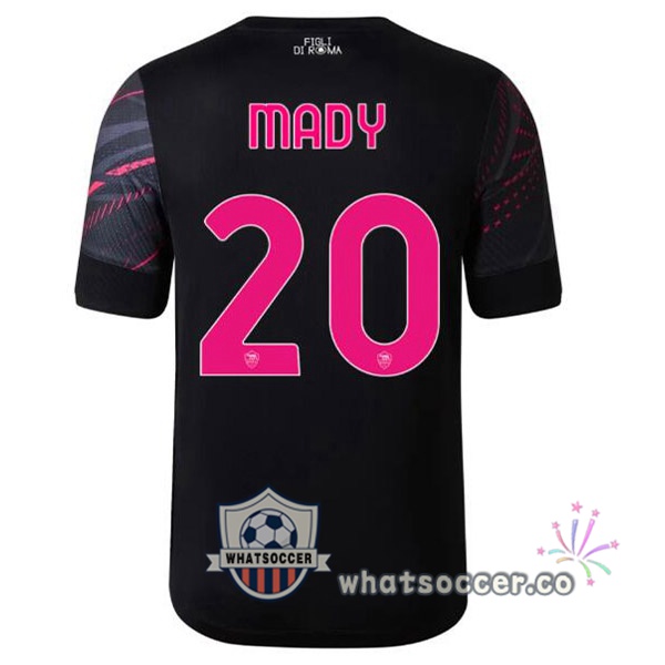 AS Roma (MADY 20) Third Soccer Jerseys Black 2022-2023