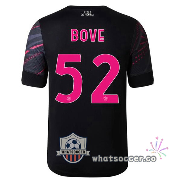 AS Roma (BOVE 52) Third Soccer Jerseys Black 2022-2023