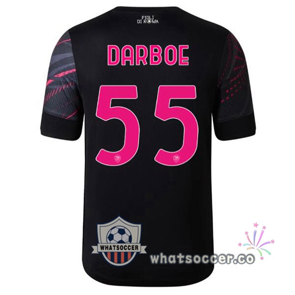 AS Roma (DARBOE 55) Third Soccer Jerseys Black 2022-2023