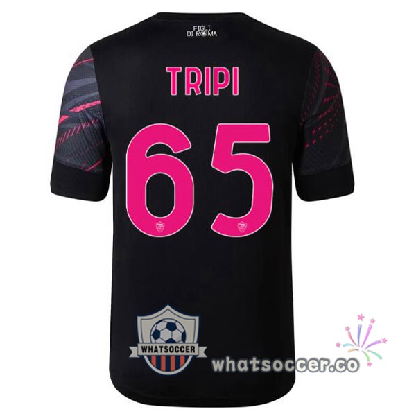 AS Roma (TRIPI 65) Third Soccer Jerseys Black 2022-2023
