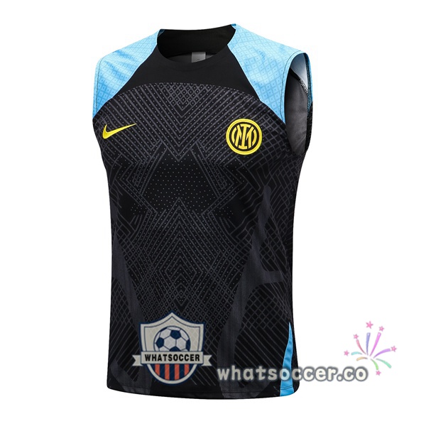 Inter Milan Black Soccer Vest 2022-2023