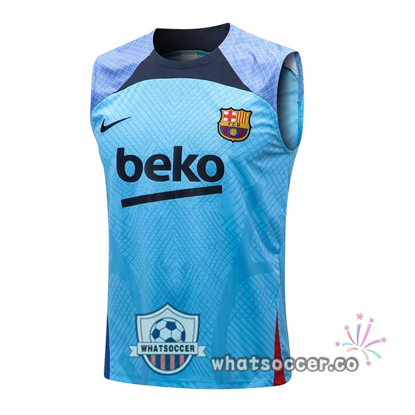 FC Barcelona Blue Soccer Vest 2022-2023