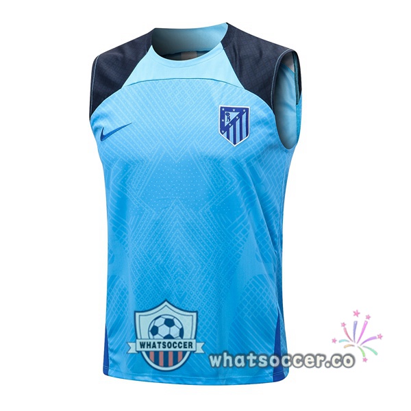 Atletico Madrid Blue Soccer Vest 2022-2023