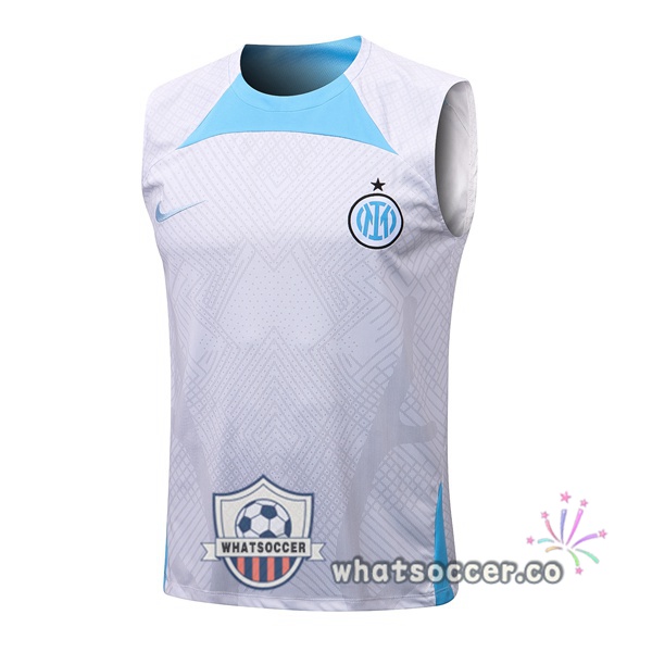 Inter Milan White Soccer Vest 2022-2023
