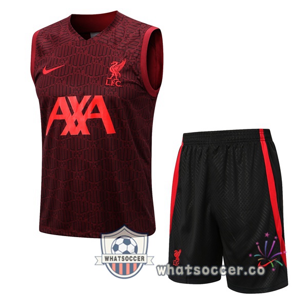 FC Liverpool + Shorts Red Soccer Vest 2022-2023