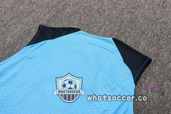 Atletico Madrid + Shorts Blue Soccer Vest 2022-2023