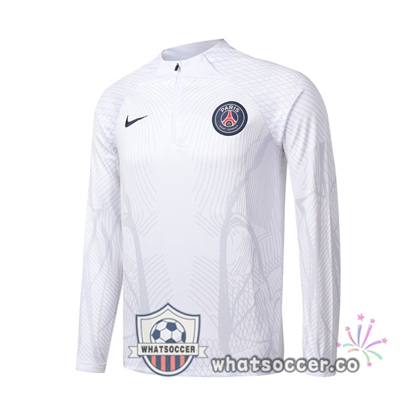 Paris PSG Soccer Sweater White 2022-2023