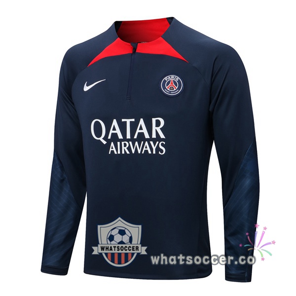 Paris PSG Soccer Sweater Blue Royal 2022-2023