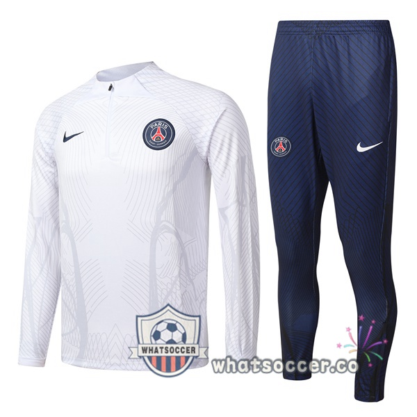 Paris PSG White Tracksuit 2022-2023