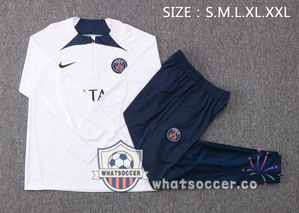 Paris PSG White Tracksuit 2022-2023