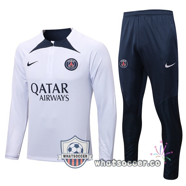Paris PSG White Tracksuit 2022-2023
