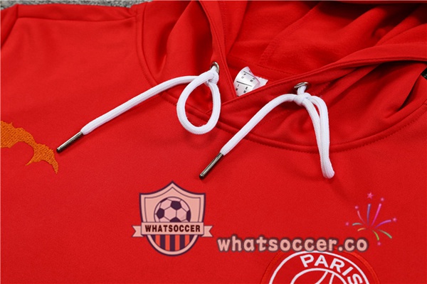 Paris PSG Red Hooded Jacket 2022-2023