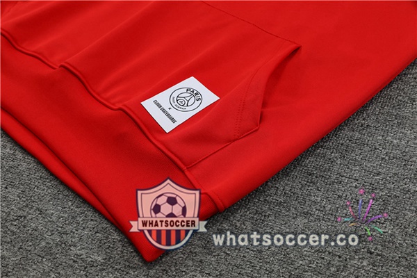 Paris PSG Red Hooded Jacket 2022-2023