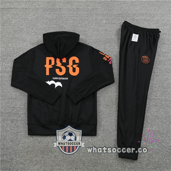Paris PSG Black Hooded Jacket 2022-2023