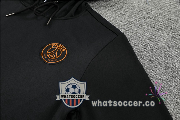 Paris PSG Black Hooded Jacket 2022-2023