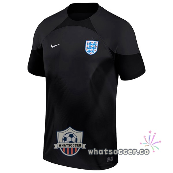 England Goalkeeper Soccer Jerseys Black 2022-2023