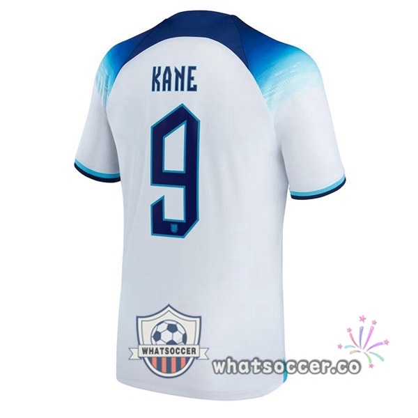 England (KANE 9) Home Soccer Jerseys White 2022-2023
