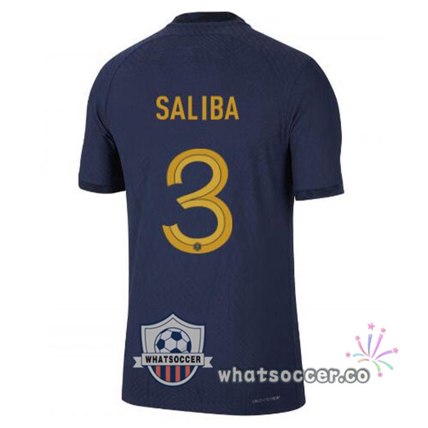 France (SALIBA 3) Home Soccer Jerseys Blue Royal 2022-2023