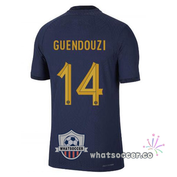 France (GUENDOUZI 14) Home Soccer Jerseys Blue Royal 2022-2023