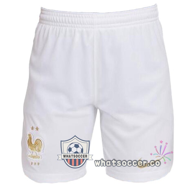 France Home Soccer Shorts White 2022-2023