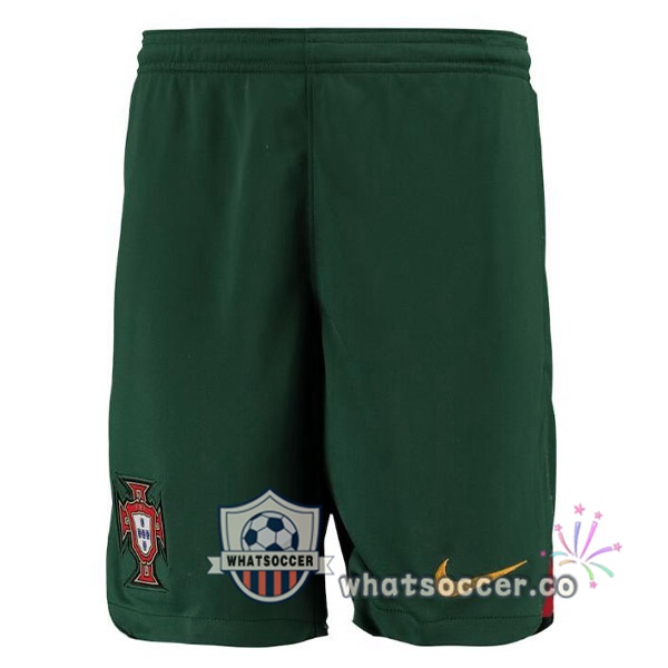 Portugal Home Soccer Shorts Green 2022-2023