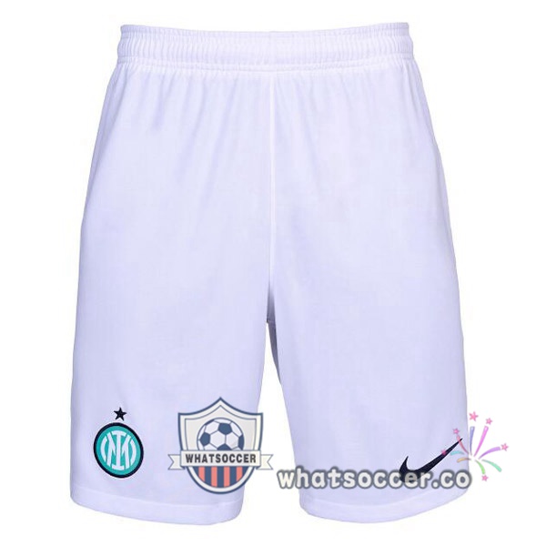 Inter Milan Away Soccer Shorts White 2022-2023