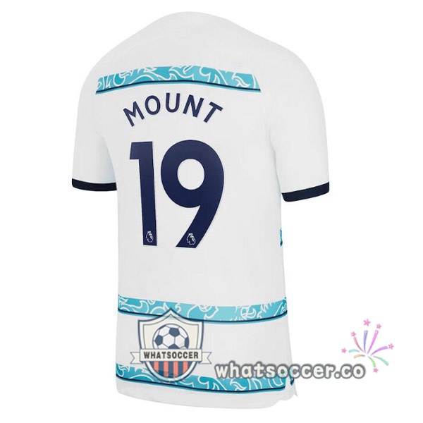 FC Chelsea (MOUNT 19) Away Soccer Jerseys White 2022-2023