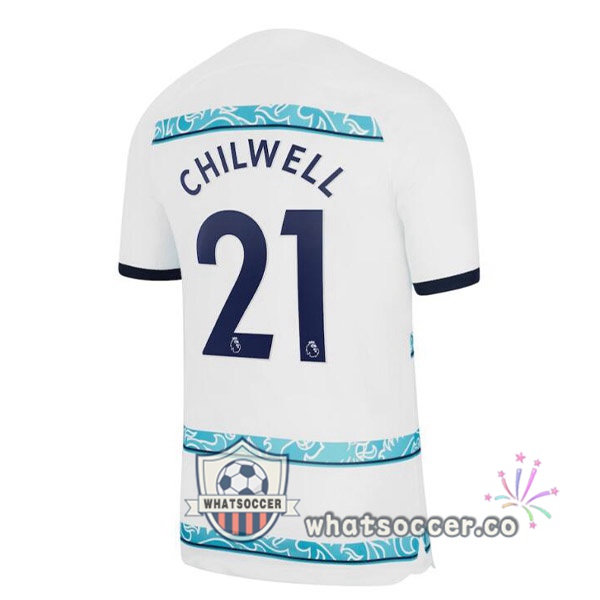 FC Chelsea (CHILWELL 21) Away Soccer Jerseys White 2022-2023