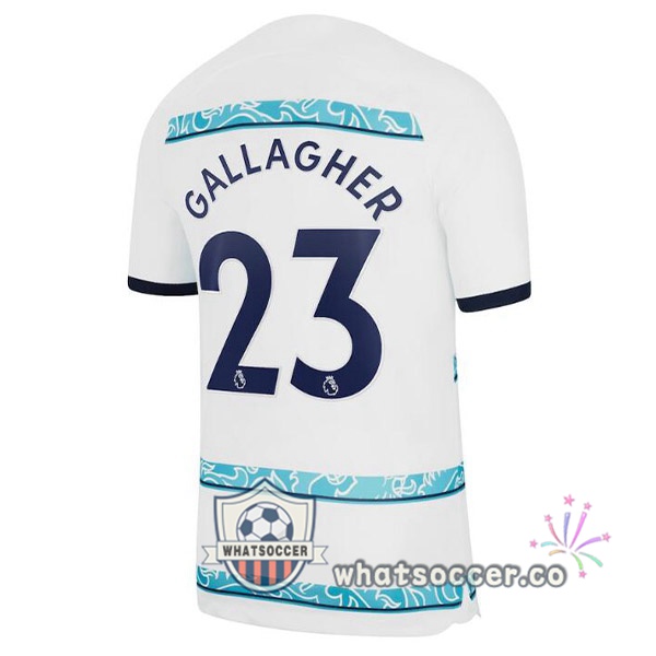 FC Chelsea (GALLAGHER 23) Away Soccer Jerseys White 2022-2023