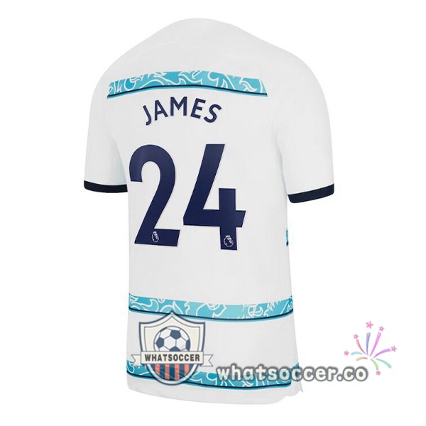 FC Chelsea (JAMES 24) Away Soccer Jerseys White 2022-2023