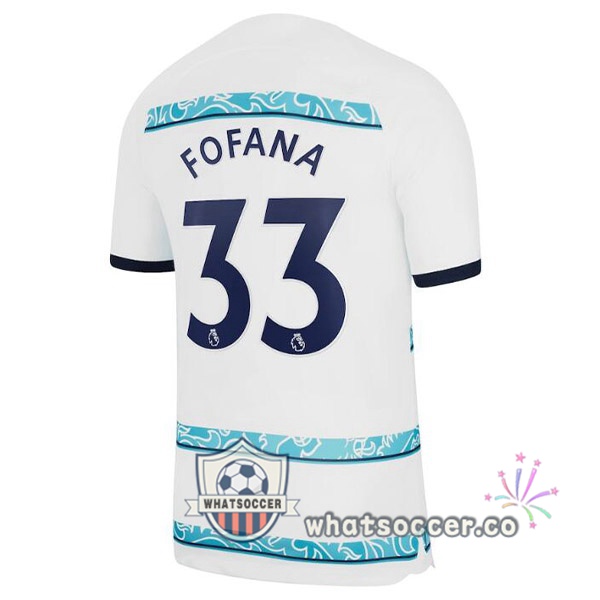 FC Chelsea (FOFANA 33) Away Soccer Jerseys White 2022-2023