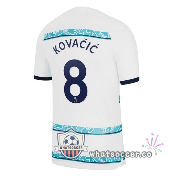 FC Chelsea (KOVACIC 8) Away Soccer Jerseys White 2022-2023