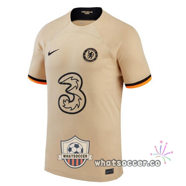 FC Chelsea Third Soccer Jerseys Marron 2022-2023